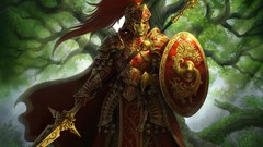 Shield Warriors shields fantasy art Xin Zhao