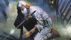 Shinobi ninjas fantasy art Joe Musashi