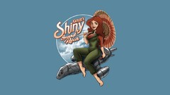 Shiny firefly spacecraft