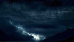 Ship dramatic sky boat