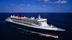 ship Sea clouds vehicle cruise ship sky horizon