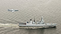 Ships air HMS Daring type 45