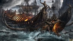 Ships artwork fantasy art