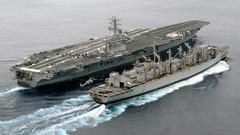 Ships Carrier underway replenishment