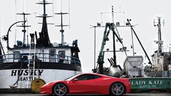 Ships cars Ferrari
