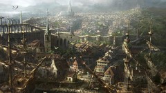 Ships Castles churches artwork harbours