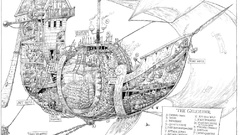 Ships diagram fantasy art sketches infographics