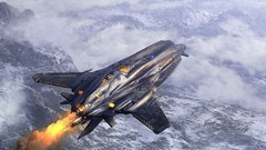 Ships flying spaceships artwork futuristic