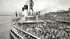 Ships grayscale vehicles