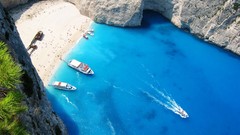 Ships Greece Islands Beaches Zakynthos