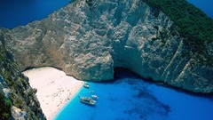 Ships Greece Islands Beaches Zakynthos