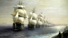Ships Ivan Aivazovsky artwork