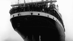 Ships monochrome grayscale