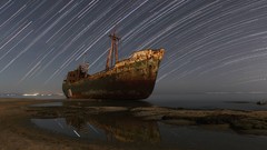 Ships night sky