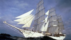 Ships Norway sails sail ship Christian Radich