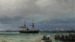 Ships paint artwork sail