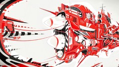 Ships pirates white background spaceships vehicles artwork 