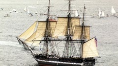 Ships sails sail ship USS Constitution