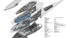 Ships schematic soft shading