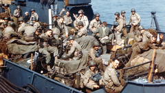 Ships soldiers World War II