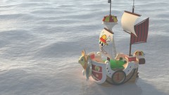 Ships sunny 3d artwork digital art One Piece (anime)
