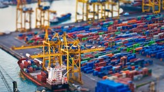 Ships tilt-shift vehicles Shipping