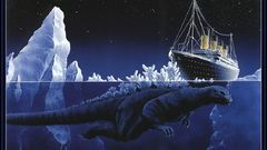 Ships Titanic Godzilla icebergs