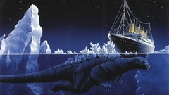 Ships Titanic Godzilla icebergs