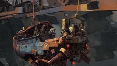 Ships vehicles science fiction artwork digital art