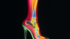 Shoe X-ray vision high heels