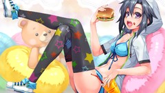 Shoes Anime stockings hamburgers