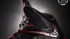 Shoes black red lebron james