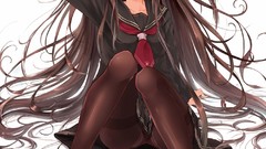 Shoes glasses tie white background red eyes sitting shirts 