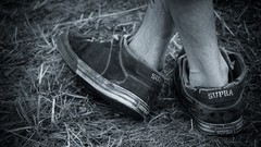 Shoes grayscale
