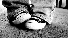 Shoes grayscale Converse monochrome