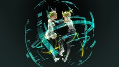 Shoes headphones Shorts pants blondes anime girls blue eyes 