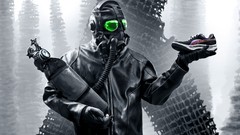 Shoes shoe Objects masks gas masks digital art romantically 