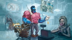 Shopping funny fan art League of Legends artwork video games 