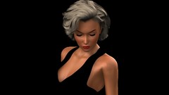 Short hair 3D girls