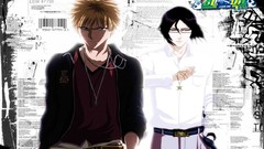 Short hair bleach kurosaki ichigo black hair Ishida Uryuu