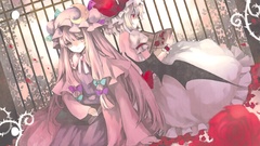 Short hair bows sitting