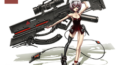 Short hair thigh highs