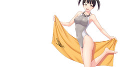 Short hair twintails open