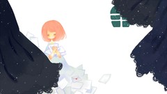 Short hair vocaloid megurine luka window panes