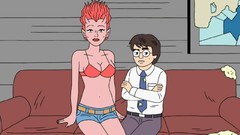 Shorts couch bra redheads ugly americans Callie Maggotbone 