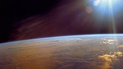 Shot Earth planets outer space Apollo 11