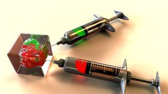 Shot Hearts cubs 3d syringe injection artwork 3d art fantasy 