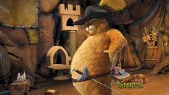 Shrek fat puss in boots fantasy art