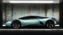 Side view cars Lamborghini