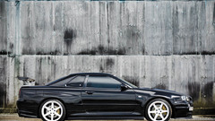 Side view cars Nissan